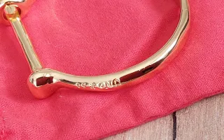 Pulsera Grillete Uno de 50 Dorada