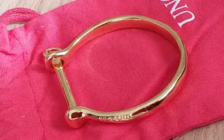 Pulsera Grillete Uno de 50 Dorada