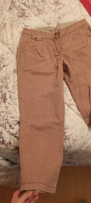 Pantalón tobillo Springfield rosa