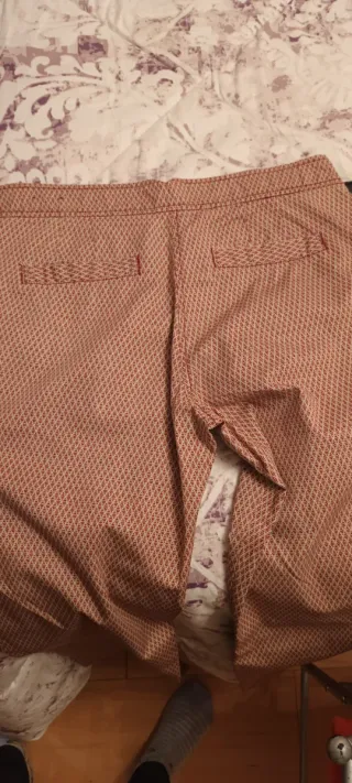 Pantalón tobillo Springfield rosa