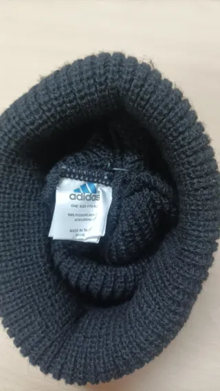 Gorro Real Madrid Adidas Negro Nuevo