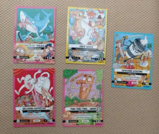 Carte Brainrot - Set 5 Carte Personaggio