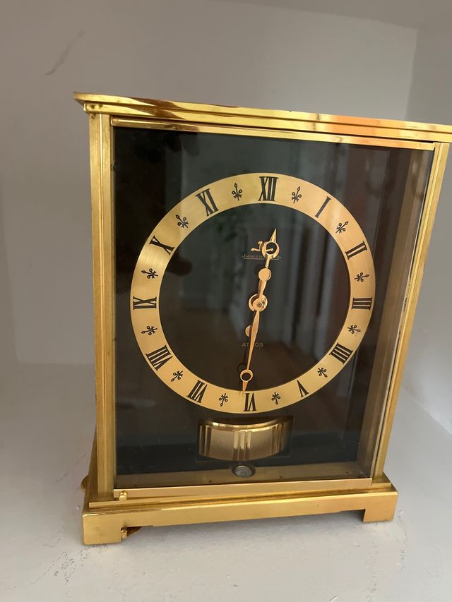 Jaeger Lecoultre Atmos esfera negra modelo