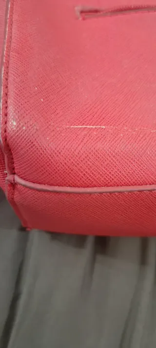 Borsa a tracolla Lancetti rosa .