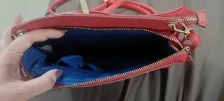 Borsa a tracolla Lancetti rosa .