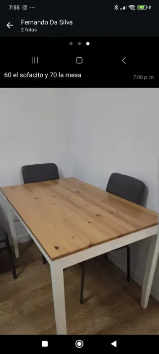 Tavolo da pranzo in legno e metallo