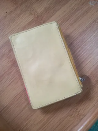 Cartera multicolor con cremallera