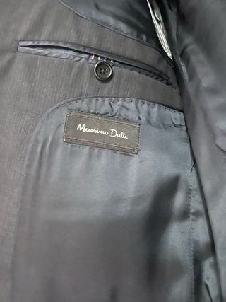 Traje Massimo Dutti Azul marino Talla L