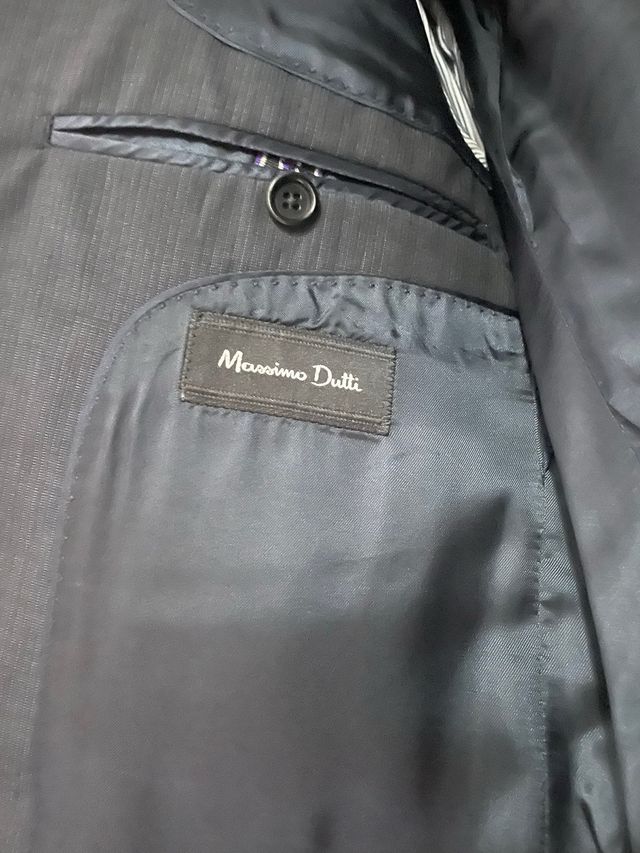 Traje Massimo Dutti Azul marino Talla L