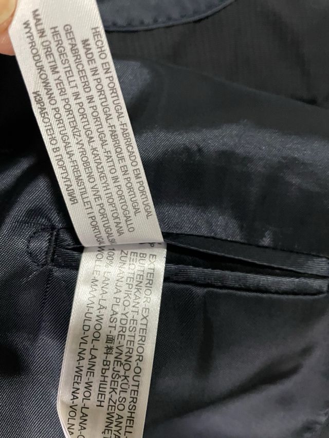 Traje Massimo Dutti Azul marino Talla L