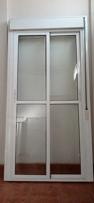 Ventana balconera corredera aluminio