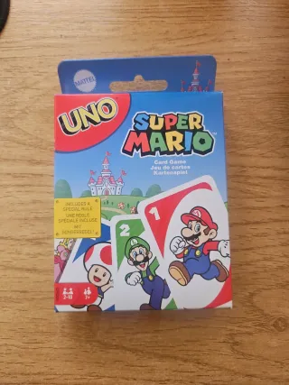 UNO Super Mario Mattel Juego Cartas