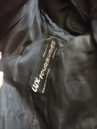 Abrigo Paris Pelo Negro y Marrón