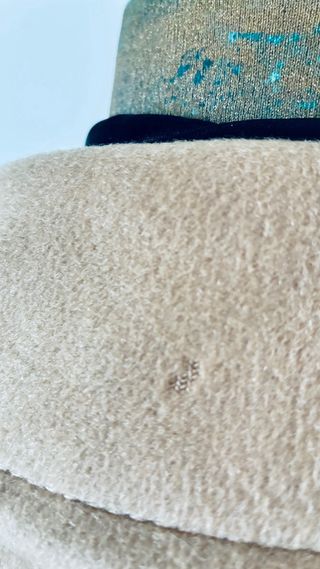 Abrigo corto vintage 70s beige