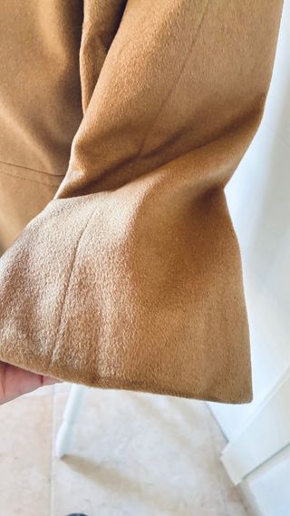 Abrigo corto vintage 70s beige