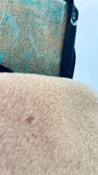 Abrigo corto vintage 70s beige