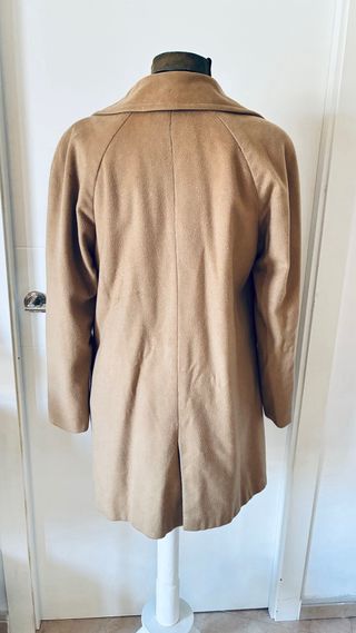 Abrigo corto vintage 70s beige