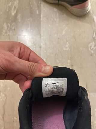 Scarpe Nike running grigie e rosa