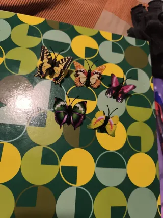 Lote 5 chinchetas mariposa