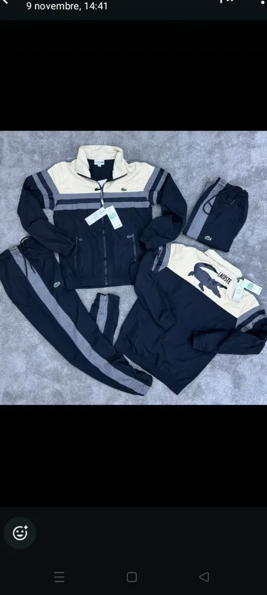 Chándal  Negro y Gris