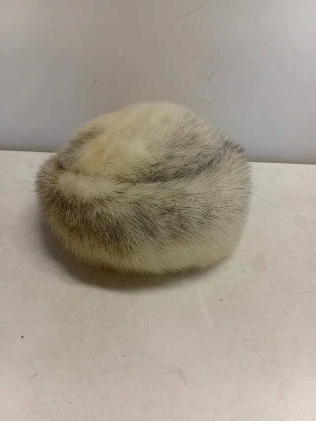 Cappello donna invernale grigio/bianco