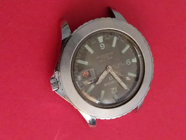 Relógio Rubén Navy. Mergulho Vintage 70s 23 Joias