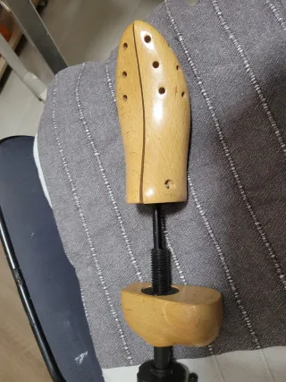 Horma para zapatos de madera