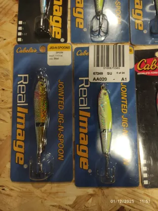 Señuelos Cabela's Real Image Jig-N-Spoon