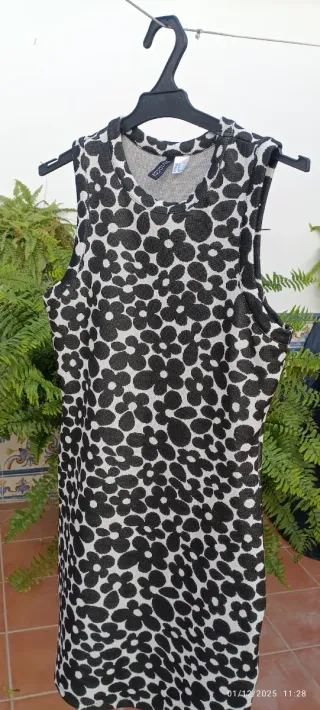 Vestido corto estampado flores Divided