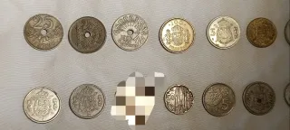 Lote de 17 monedas antiguas