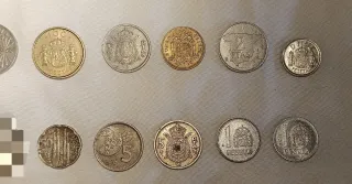 Lote de 17 monedas antiguas