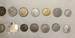 Lote de 17 monedas antiguas