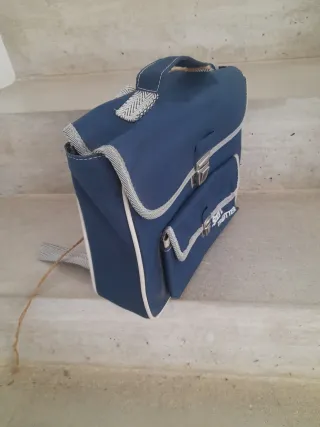 Bolso escolar azul Sport Trotter vintage