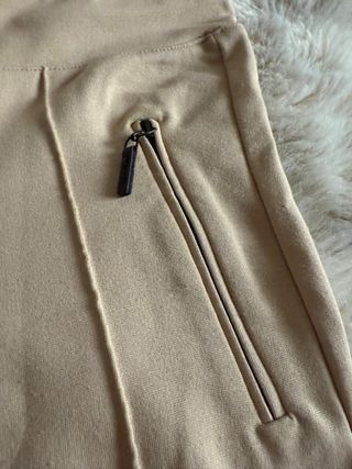Lote Leggins elásticos camel y negro ZARA talla S.