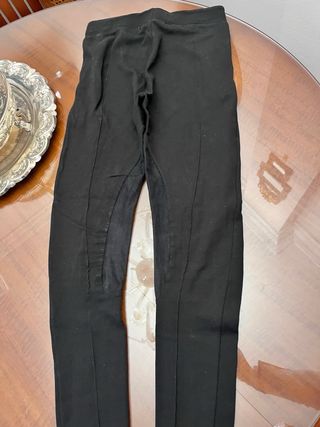 Lote Leggins elásticos camel y negro ZARA talla S.