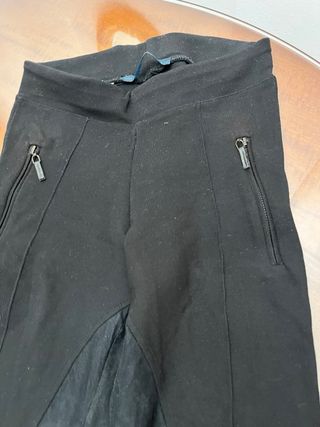 Lote Leggins elásticos camel y negro ZARA talla S.