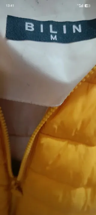 Giubbino imbottito giallo