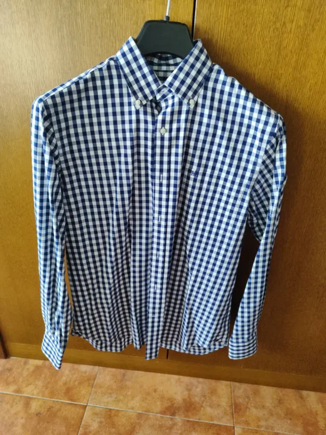 Camisa Pedro del Hierro cuadros azul Talla M