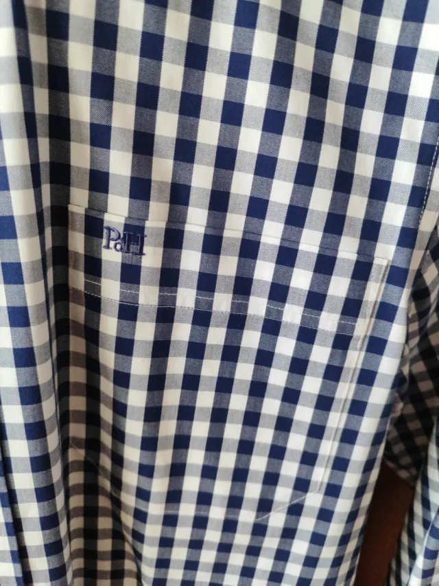 Camisa Pedro del Hierro cuadros azul Talla M