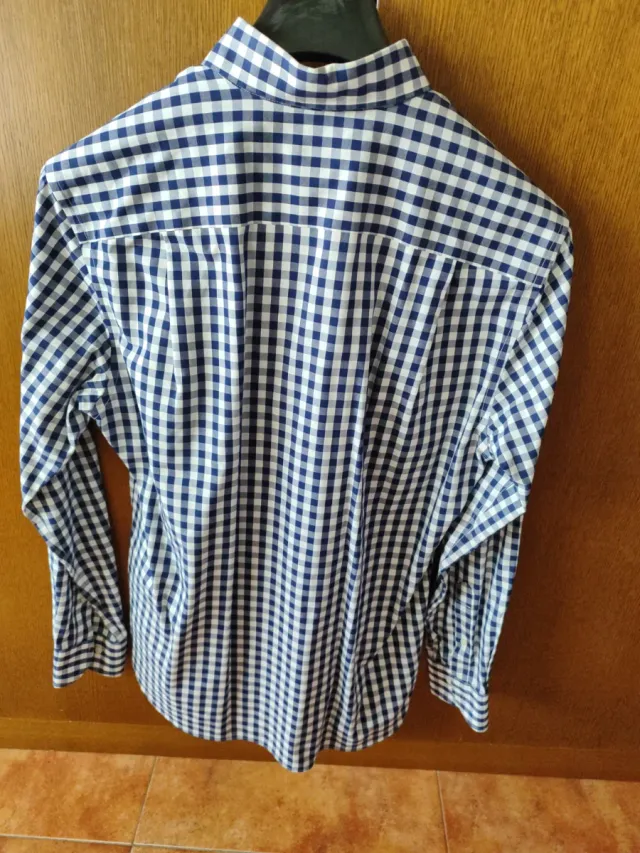 Camisa Pedro del Hierro cuadros azul Talla M