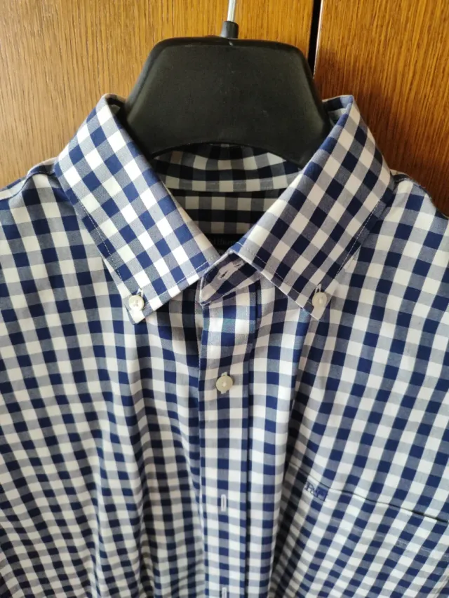 Camisa Pedro del Hierro cuadros azul Talla M