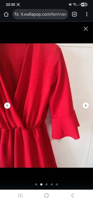 Abito rosso elegante