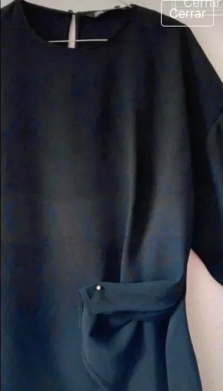 Blusa Zara Negra Talla S