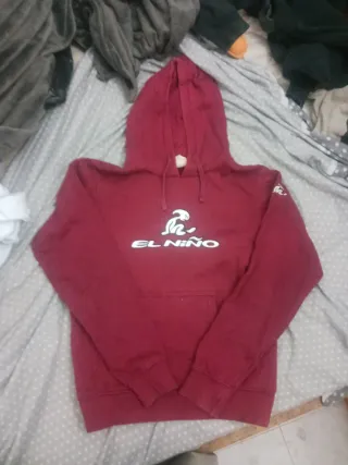 Sudadera El Niño granate
