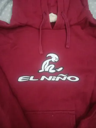 Sudadera El Niño granate