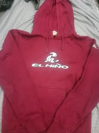 Sudadera El Niño granate