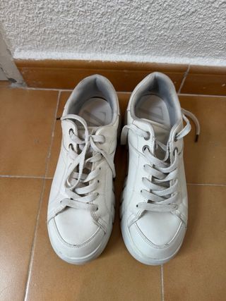 Zapatillas Zara Talla 40 Blancas