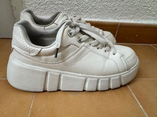 Zapatillas Zara Talla 40 Blancas