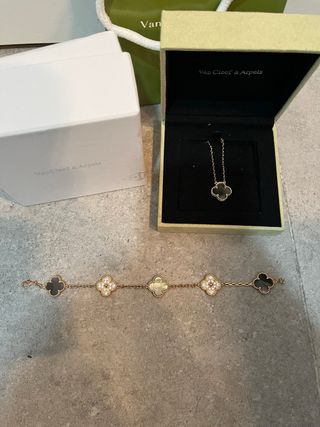 Conjunto Van Cleef & Arpels: Collar y Pulsera