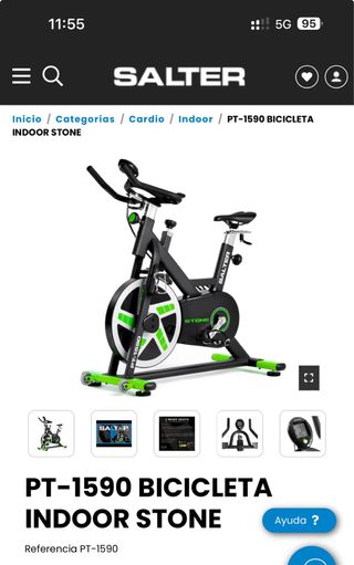 Bicicleta Indoor Salter PT-1590